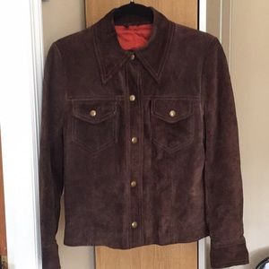 VINTAGE Ohrbachs Brown Suede Jacket 12